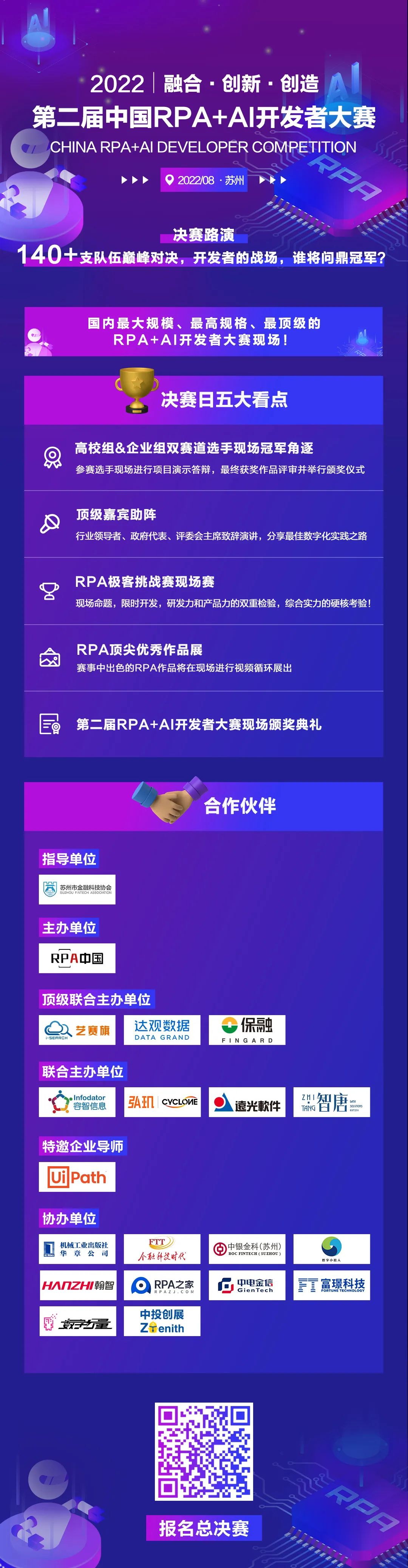 邀请函 | 「第二届中国RPA+AI开发者大赛」总决赛，共同见证冠军荣耀！